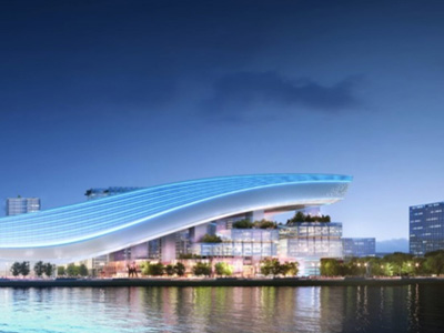 Say Yes Snow滑雪學校場館外觀，——深圳前海華發冰雪世界外部景觀